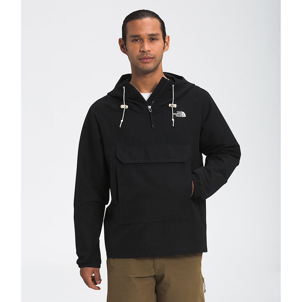 The North Face Pullover Mens Australia - The North Face Class V Black (RQG-630217)